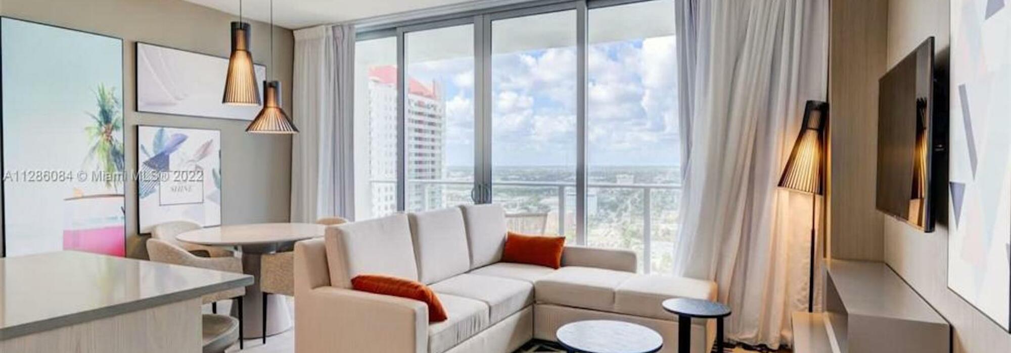 Apartamento amoblado para inversión en venta en Hallandale Beach, Miami, Estados Unidos