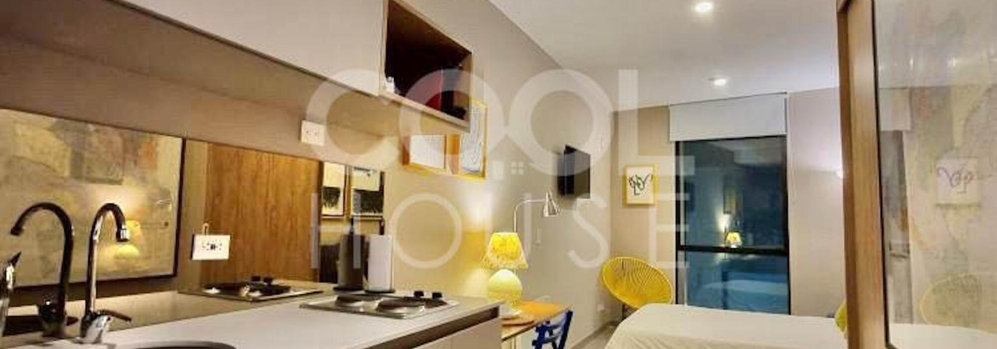 Apartamento moderno en venta o arriendo amoblado en Las Nieves