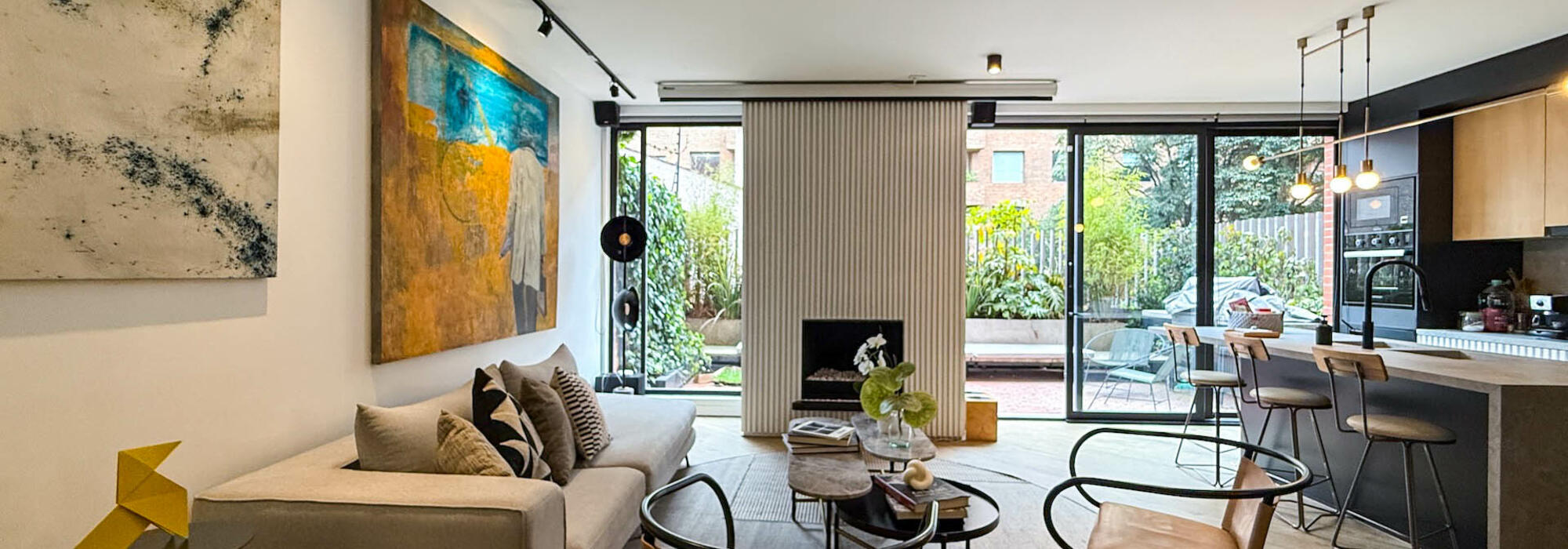 Apartamento con terraza en arriendo en Chicó 