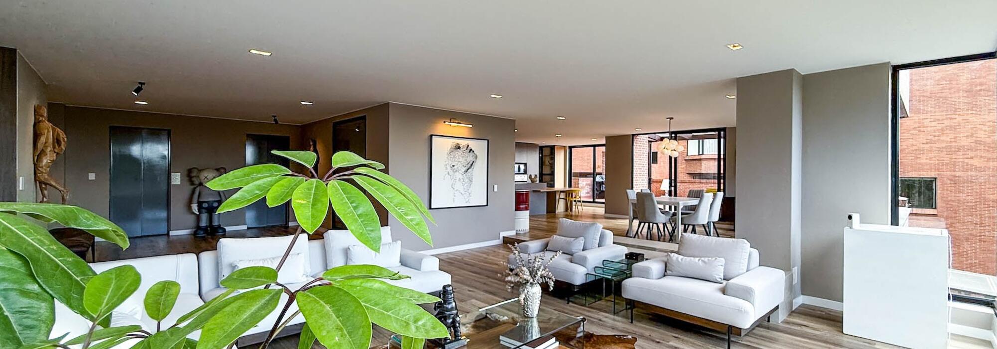 Apartamento con terraza en venta o arriendo en Chicó Alto
