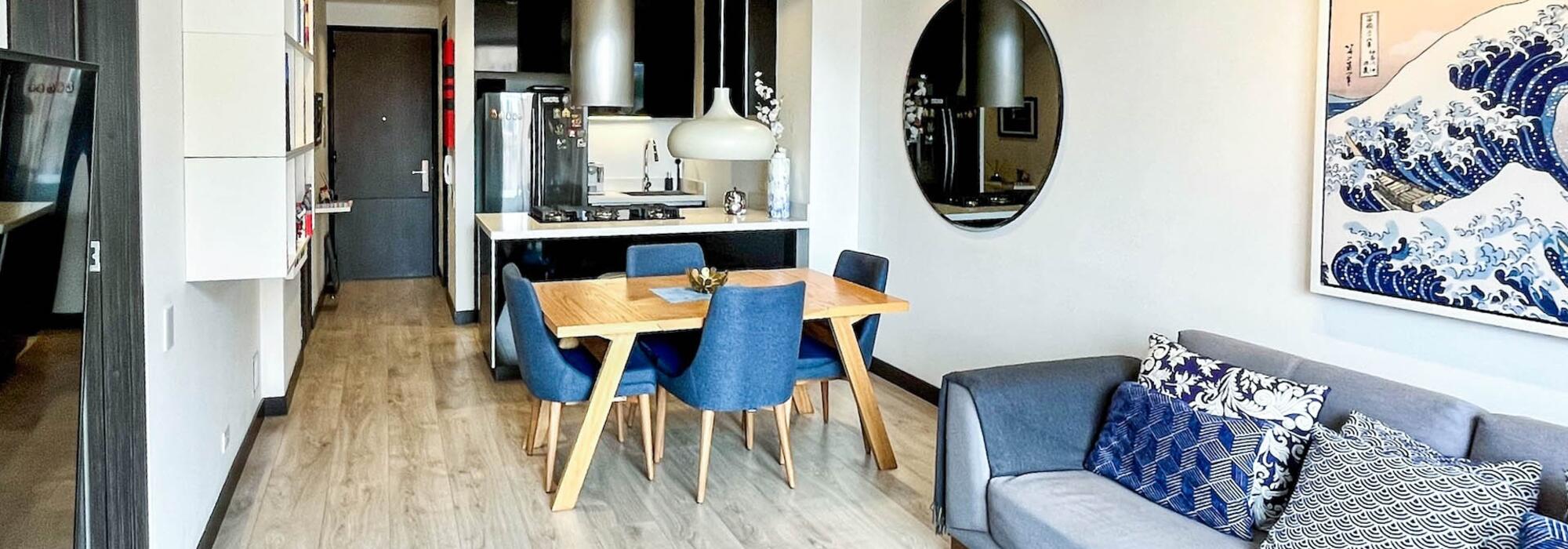 Apartamento amoblado en arriendo en Santa Bárbara Occidental