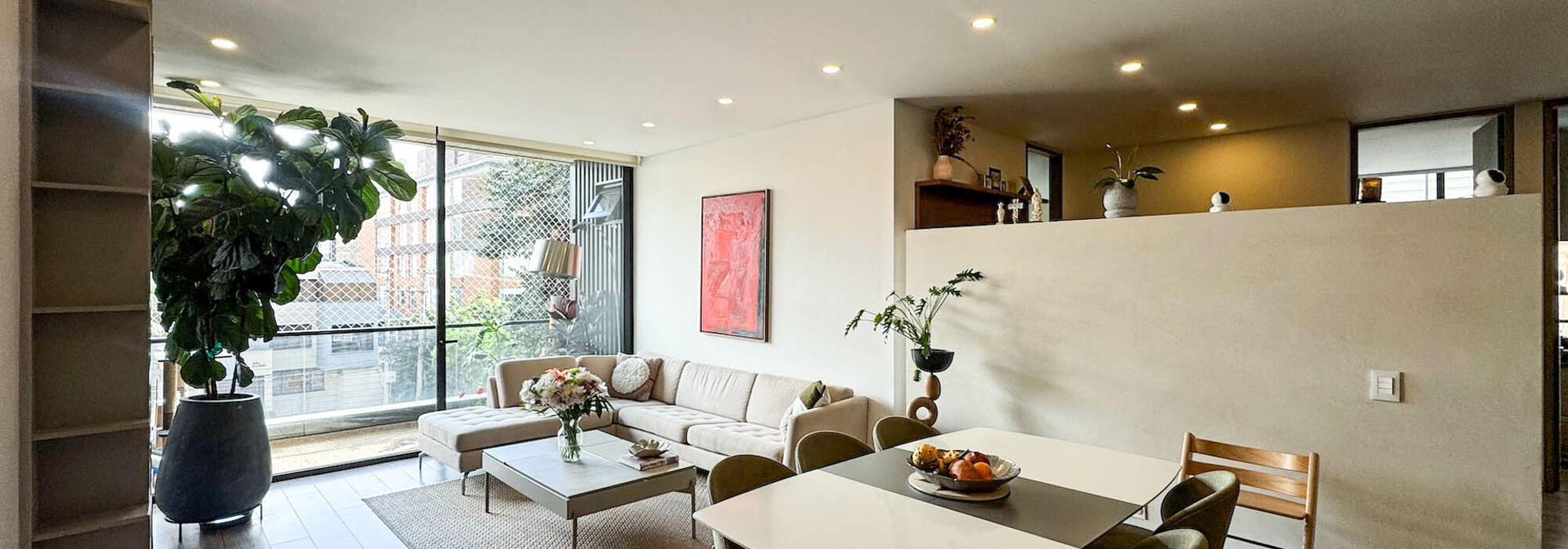 Apartamento con vista a los cerros en venta o arriendo en San Patricio