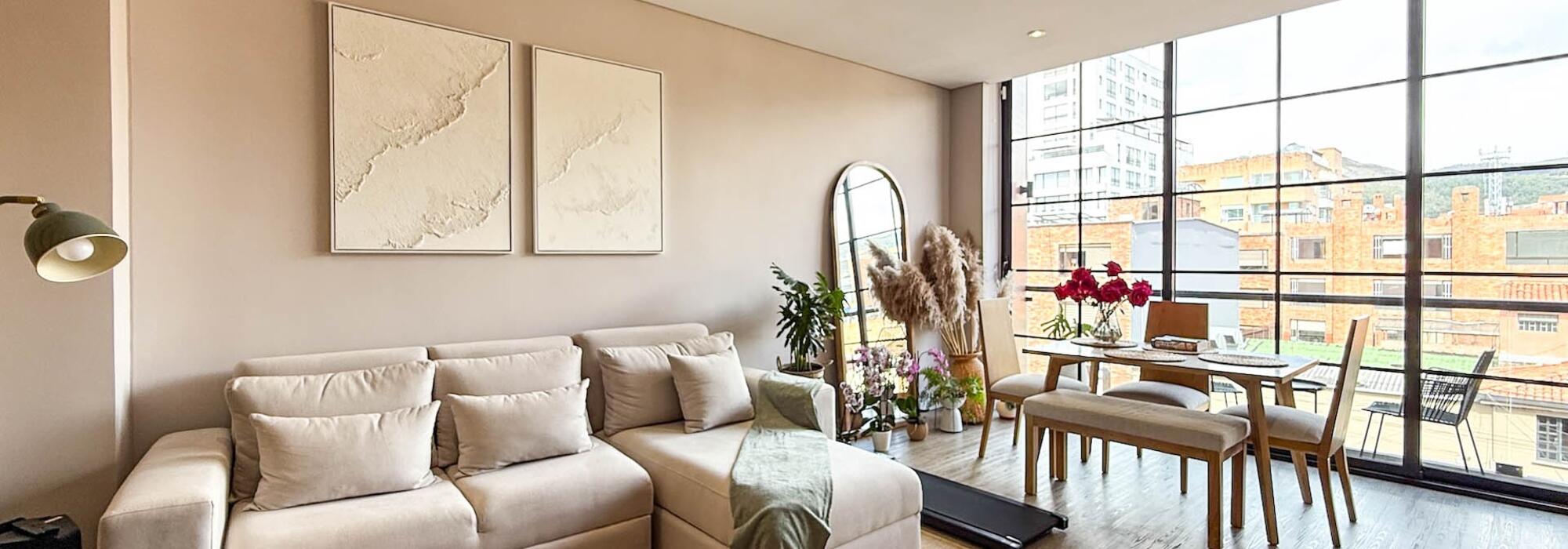 Apartamento moderno en arriendo amoblado o sin amoblar en San Patricio