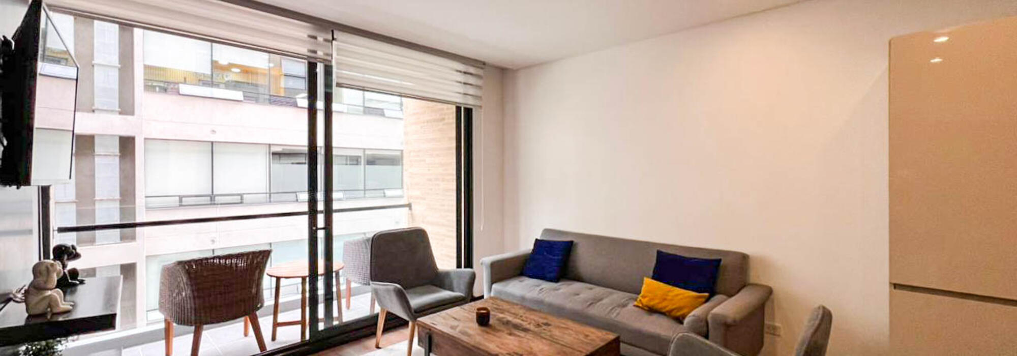 Apartamento en arriendo amoblado o sin amoblar en El Chicó