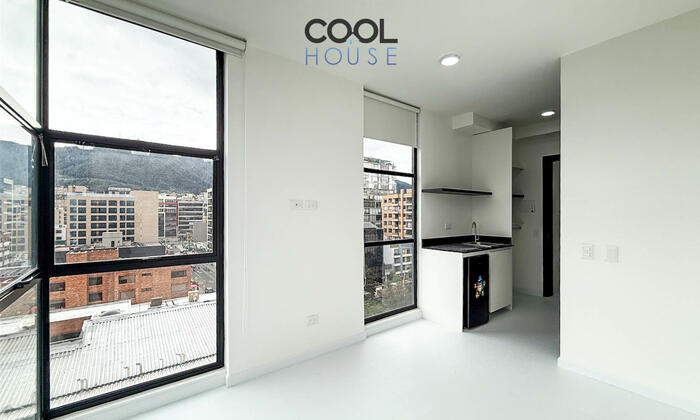 Apartaestudio para estrenar en venta o arriendo en Chicó Norte
