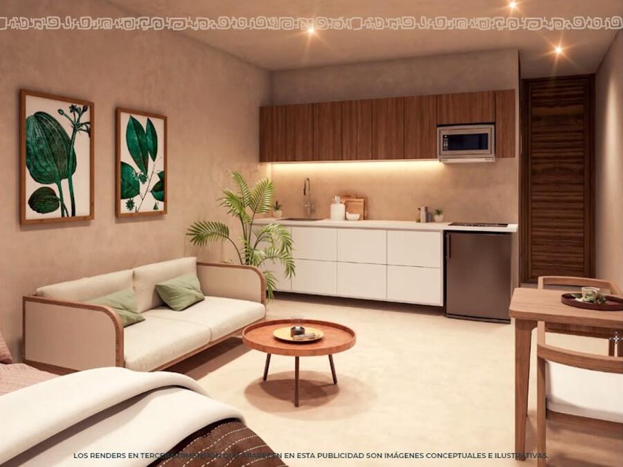 Apartamento moderno en venta amoblado en Tulum-México -Dálai DK