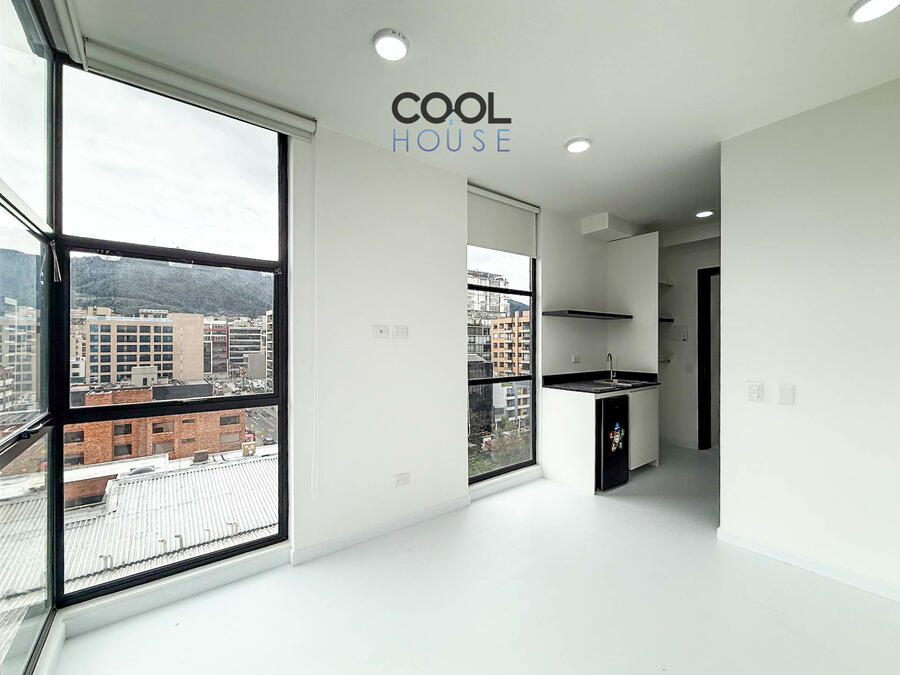 Apartaestudio para estrenar en venta o arriendo en Chicó Norte