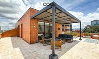 Apartamento con terraza en arriendo en Chicó